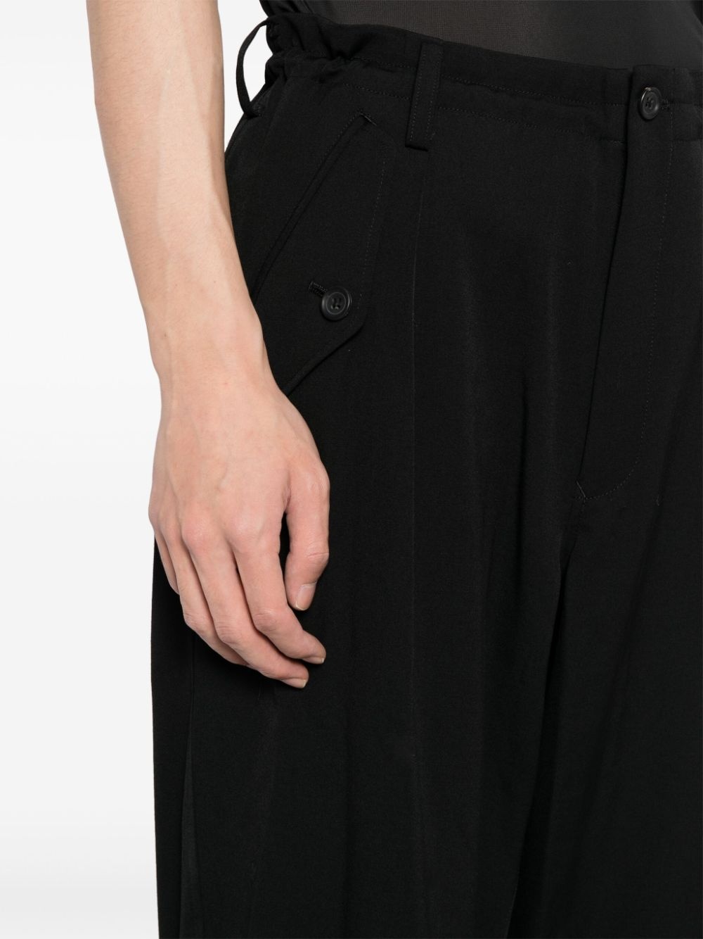 wool cropped trousers - 5
