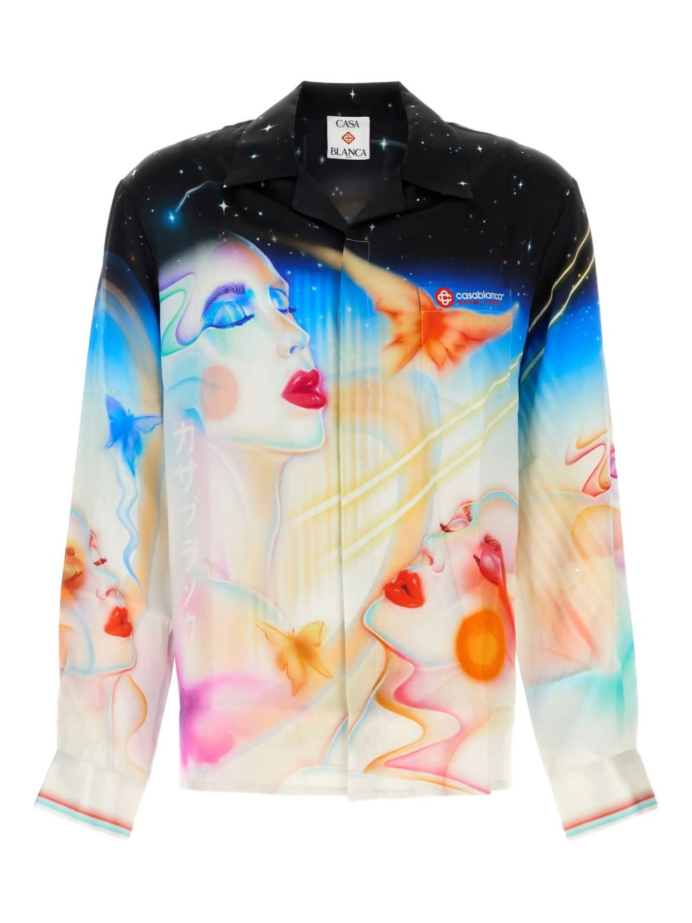graphic-print shirt - 1