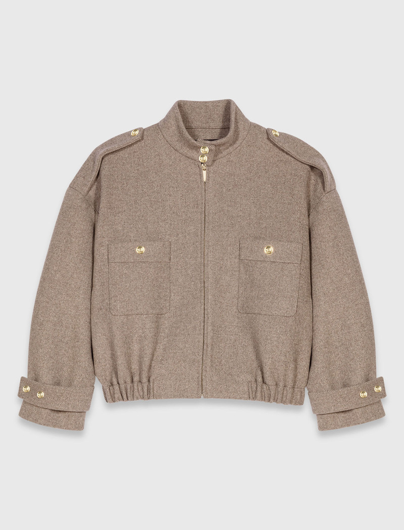 Mixed wool jacket 1