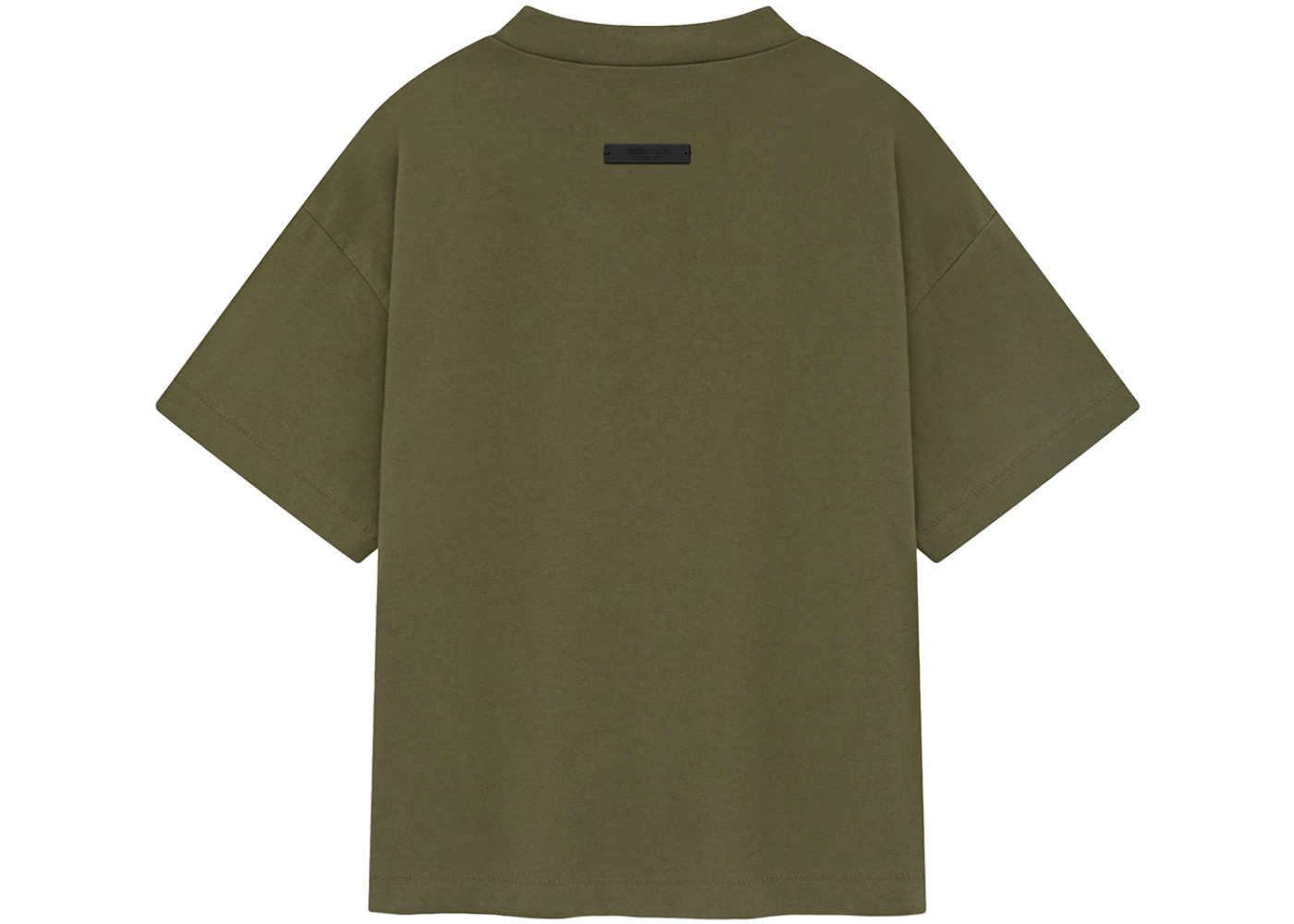 Fear of God Essentials Womens Tri-Blend Crewneck Tee Military - 2