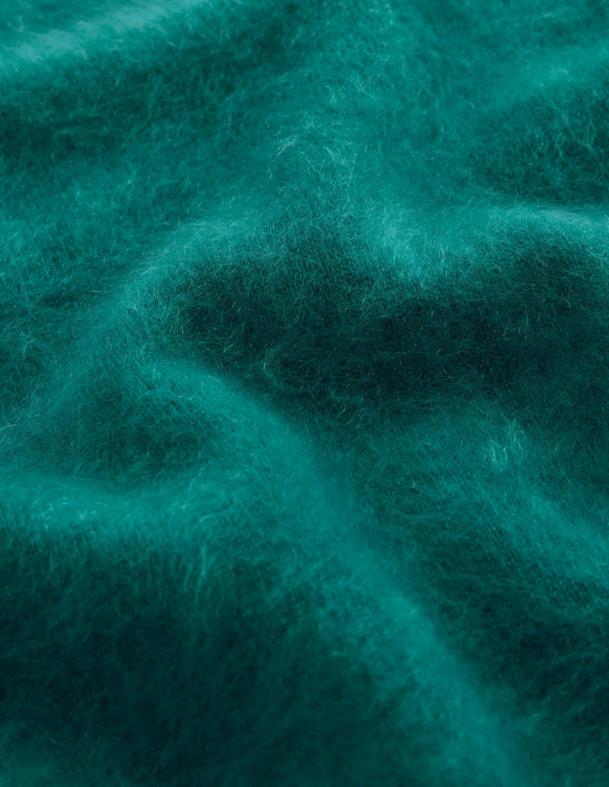 Kat Brushed Cashmere Sweater-Deep Sea Depths - 1