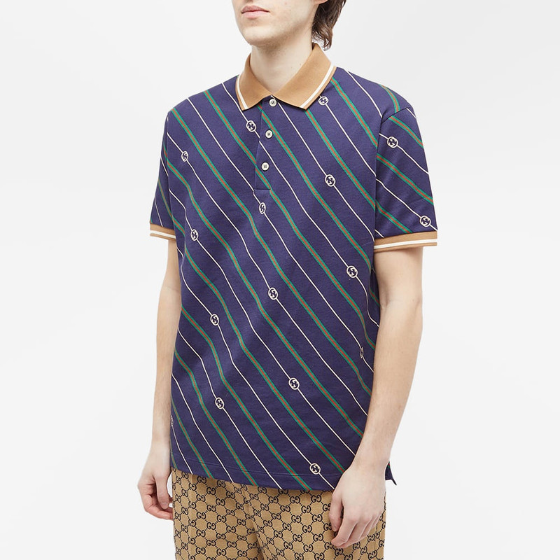 Gucci GG Diag Stripe Polo 2