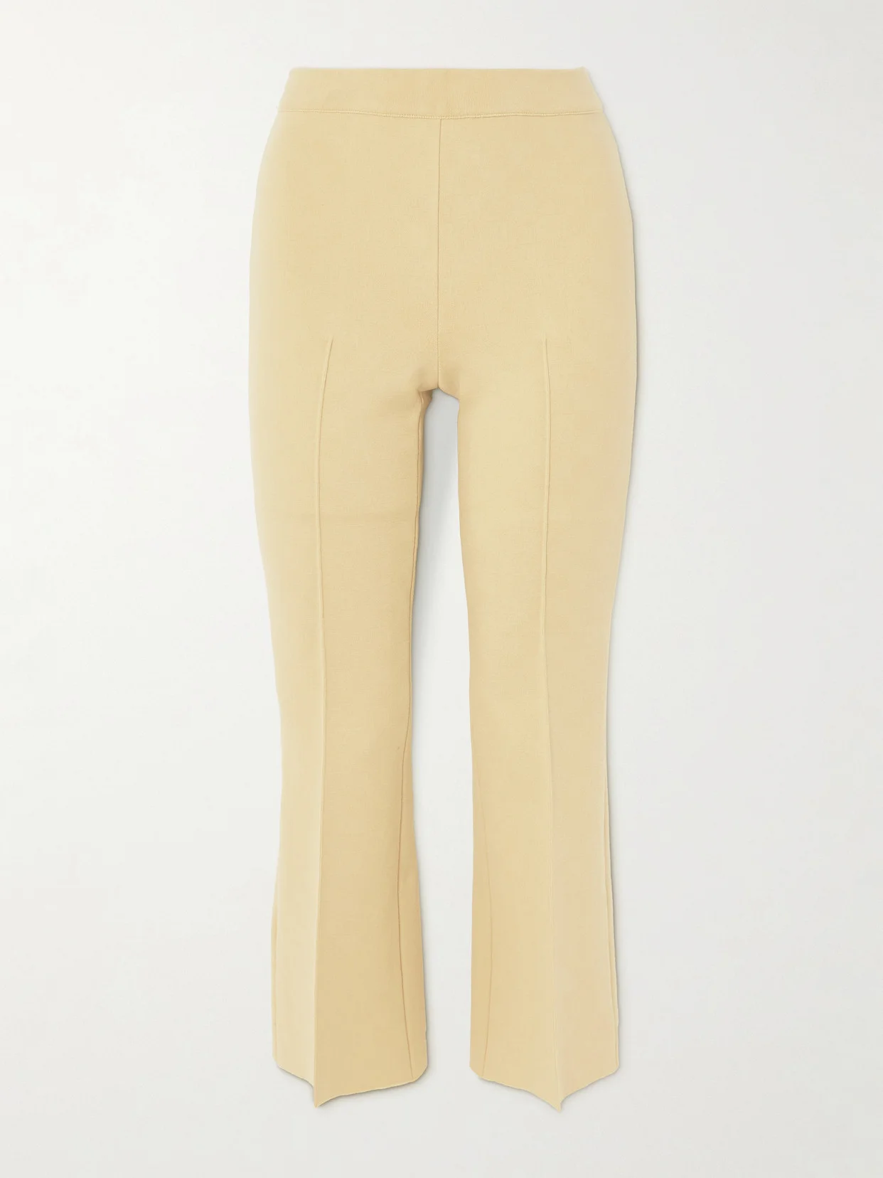 Cropped Cotton-blend Slim-leg Pants - 1