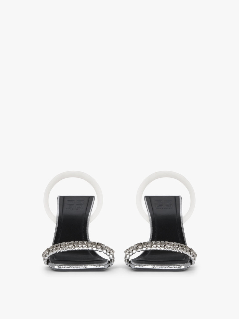 G WOVEN SANDALS IN LEATHER 2