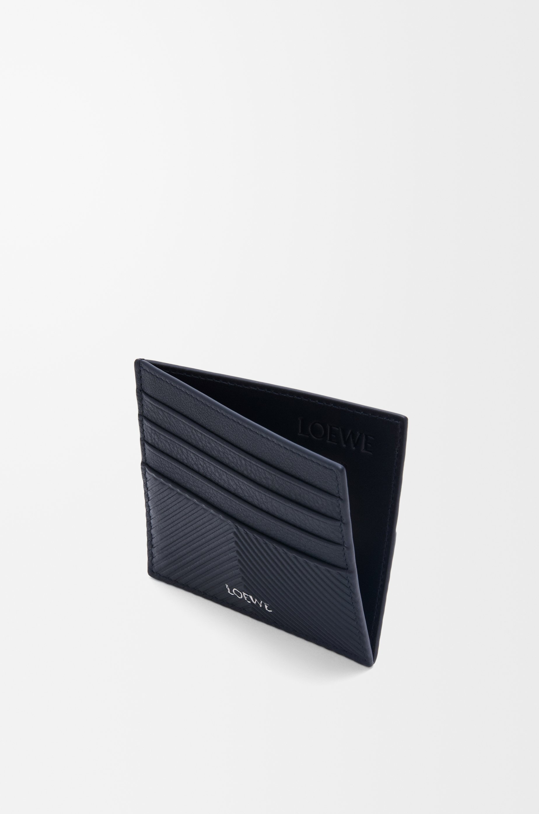 Open cardholder in textured classic calfskin - 2