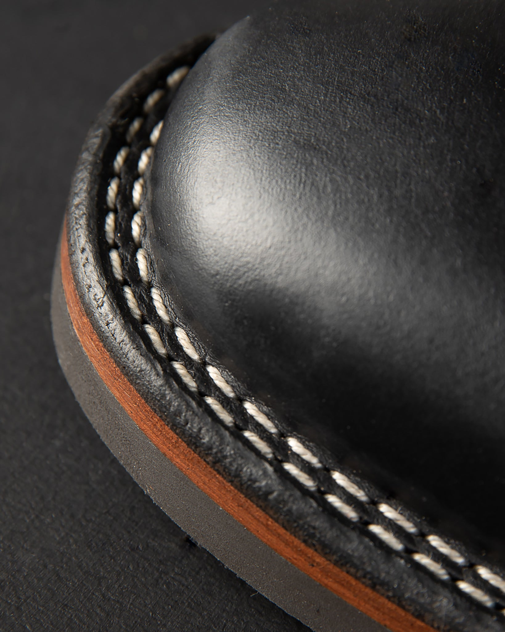 IHWE-GLMN-BLK Iron Heart Int'l x Wesco® - 7" Domain Toe Cap Boot - Black Tie. The "Guildsman" - 11
