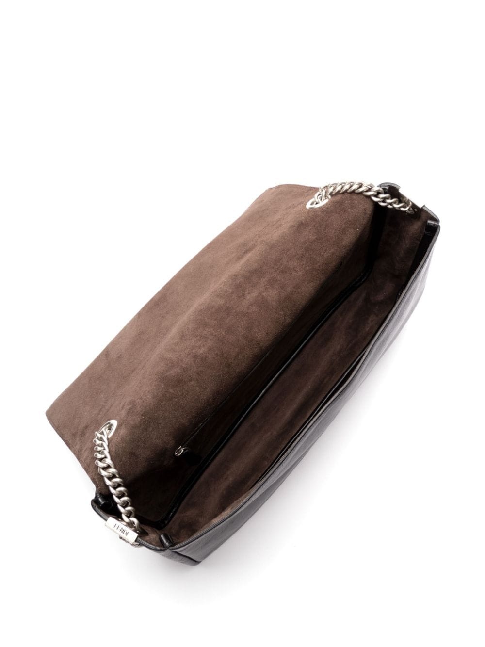 leather baguette shoulder bag - 5