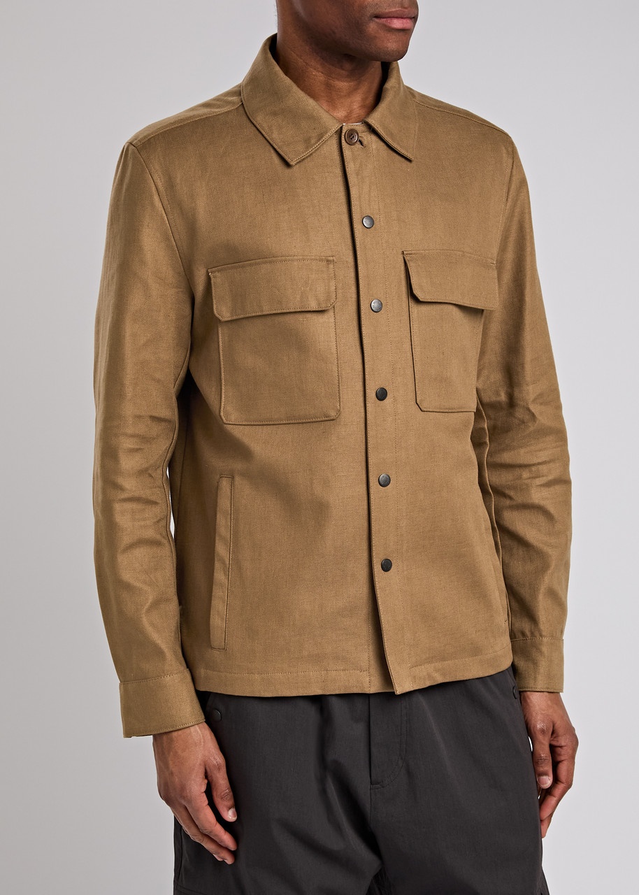 Moncler Callaqui Linen-blend Overshirt - 2