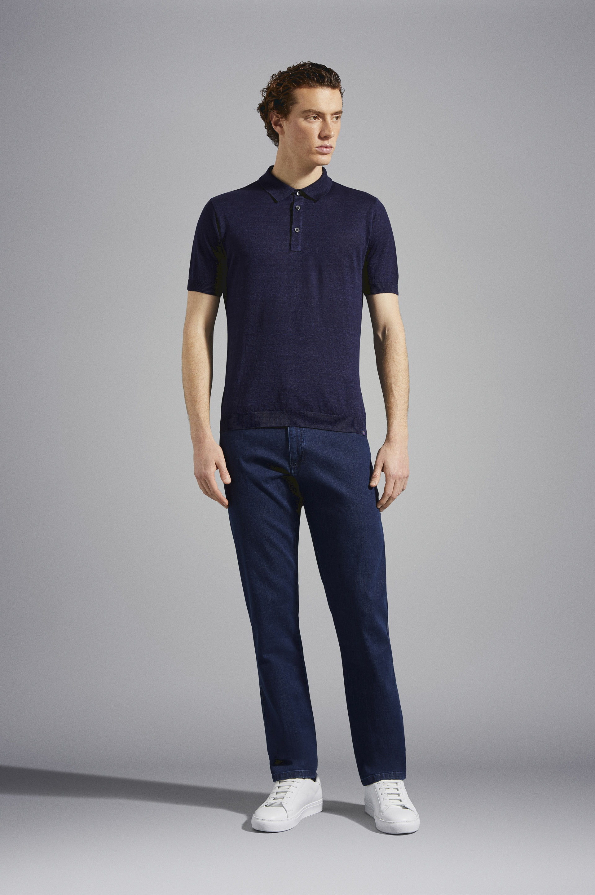 STRETCH COTTON DENIM JEANS - 2
