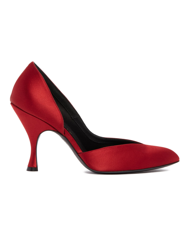 herbert levine Red Not Half Bad Satin Pumps outlook