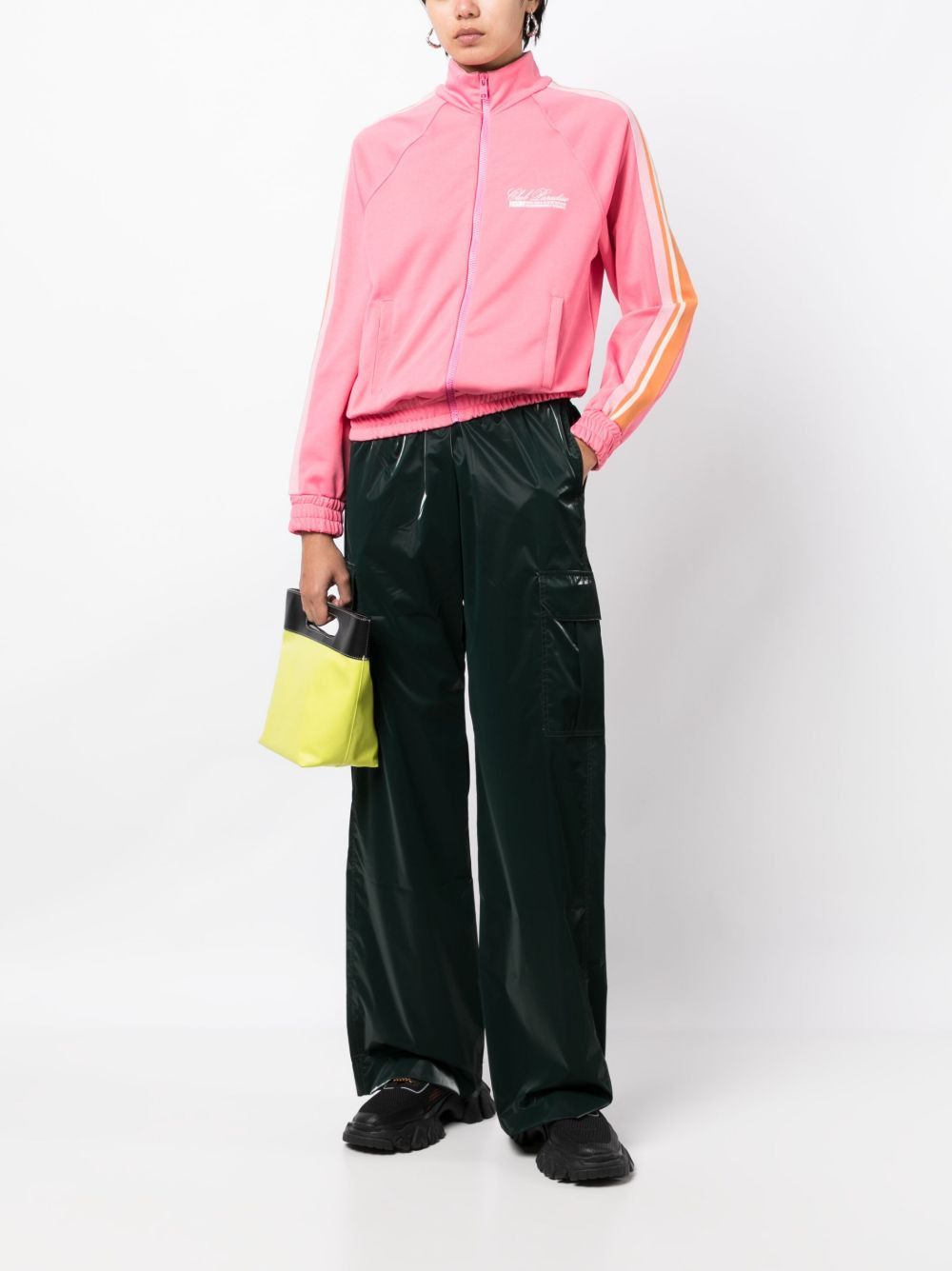 logo-print zip-up sweatshirt - 2