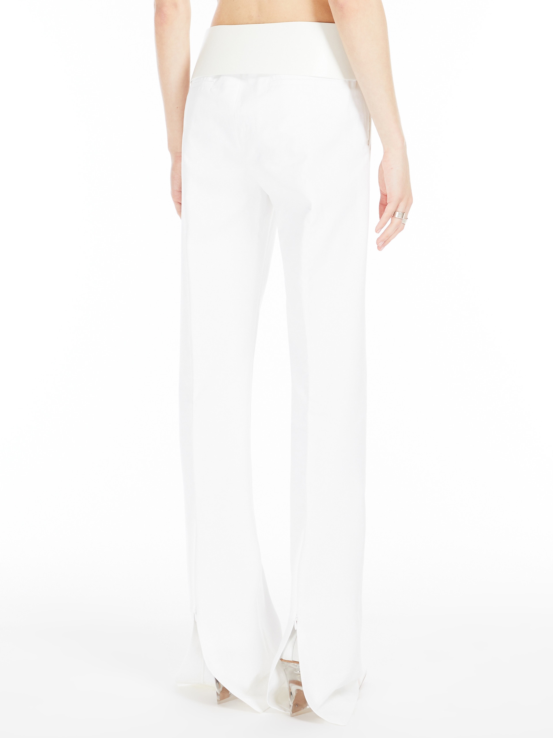 ABBONO Slim-fit cotton trousers - RUNWAY - 4