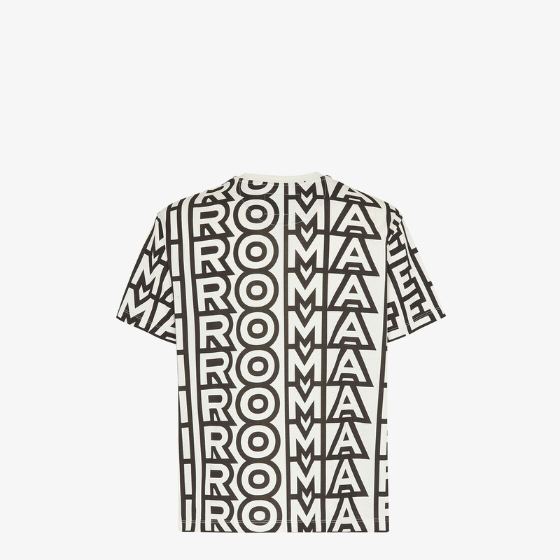 Two-tone jersey Fendi Roma Capsule T-shirt 2