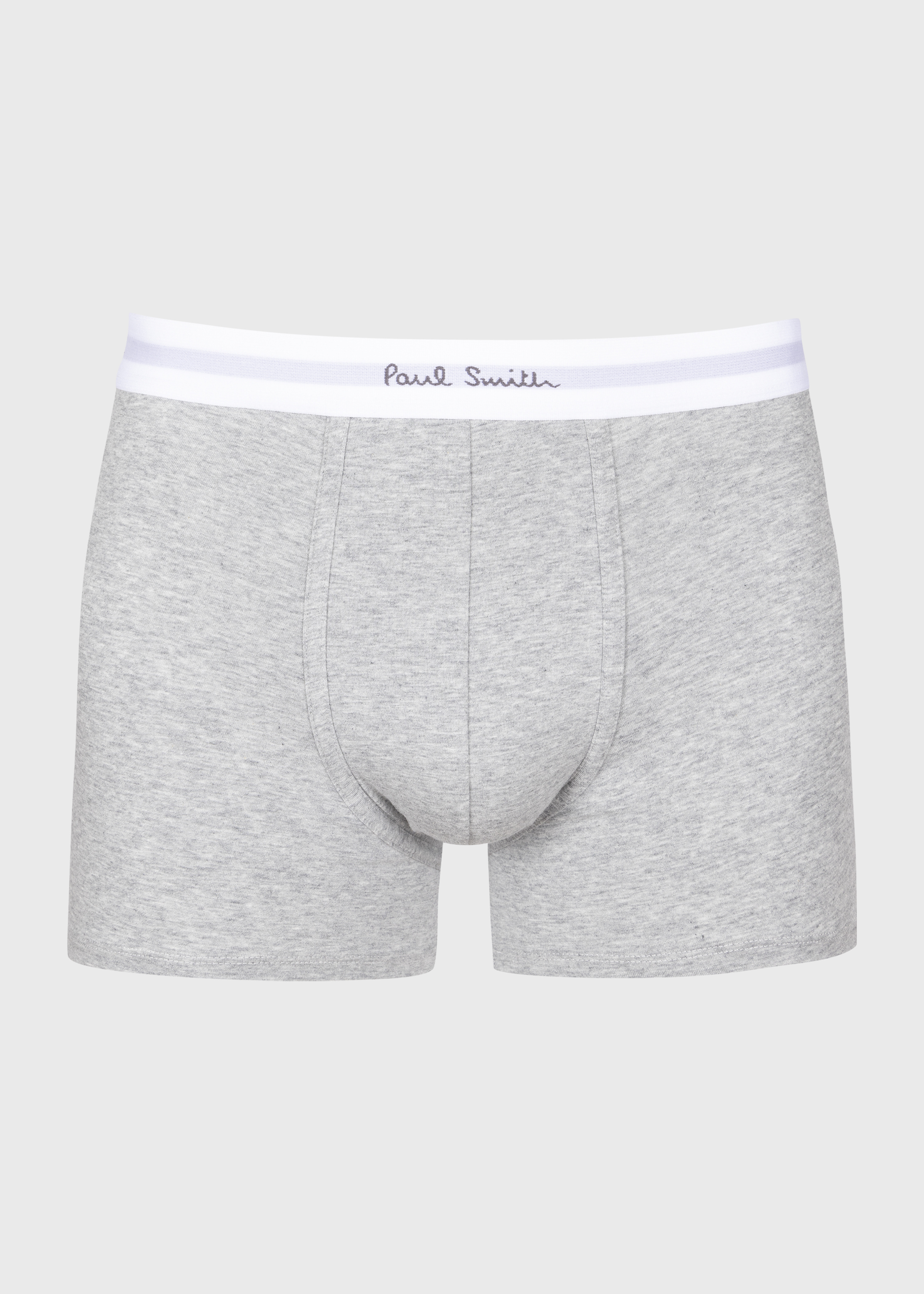 White, Grey And Black Long Boxer Briefs Three Pack - 6