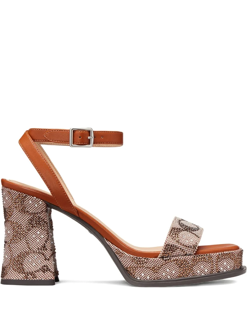 Cocoa logo-patterned sandals - 1