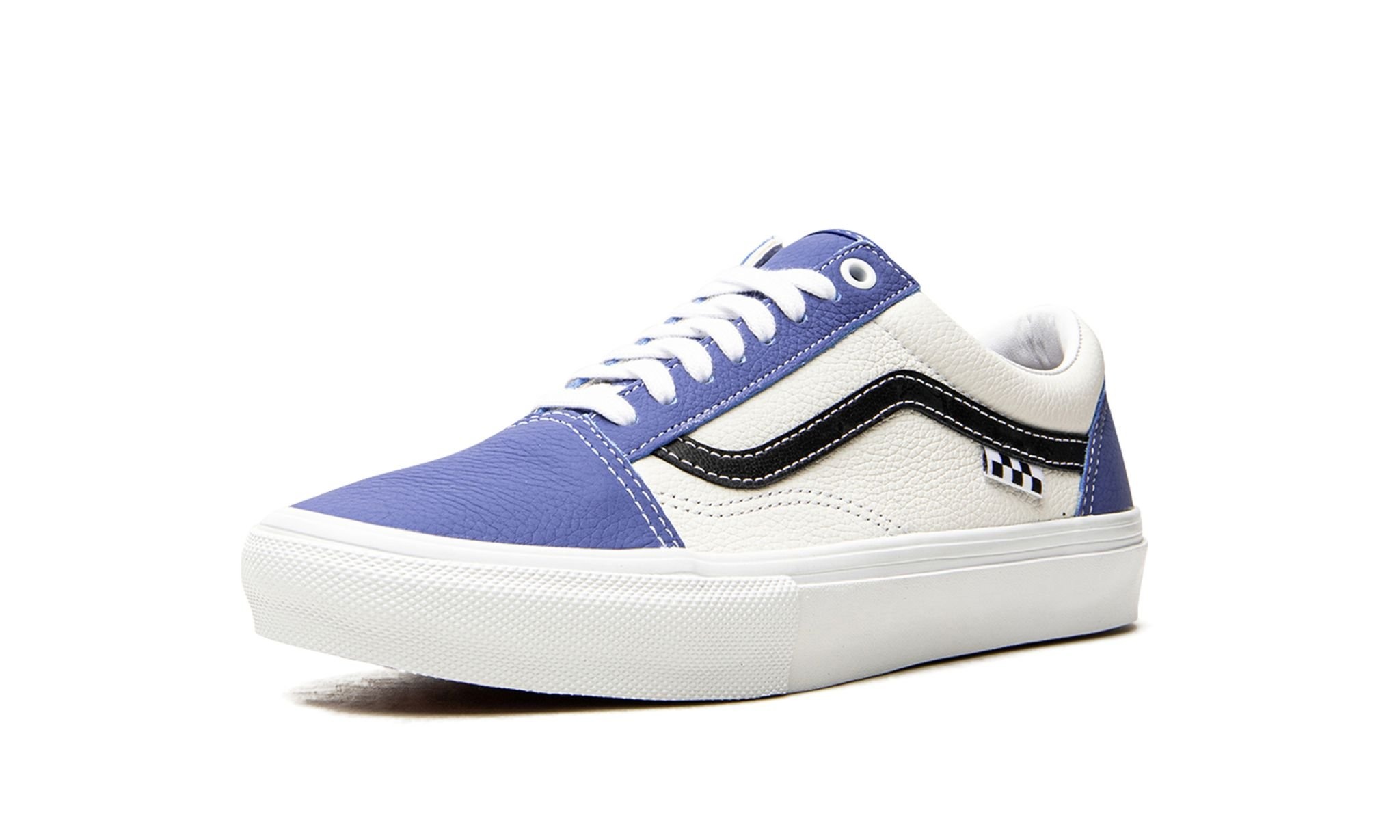 Skate Old Skool "Sport Leather - Blue / White" - 4