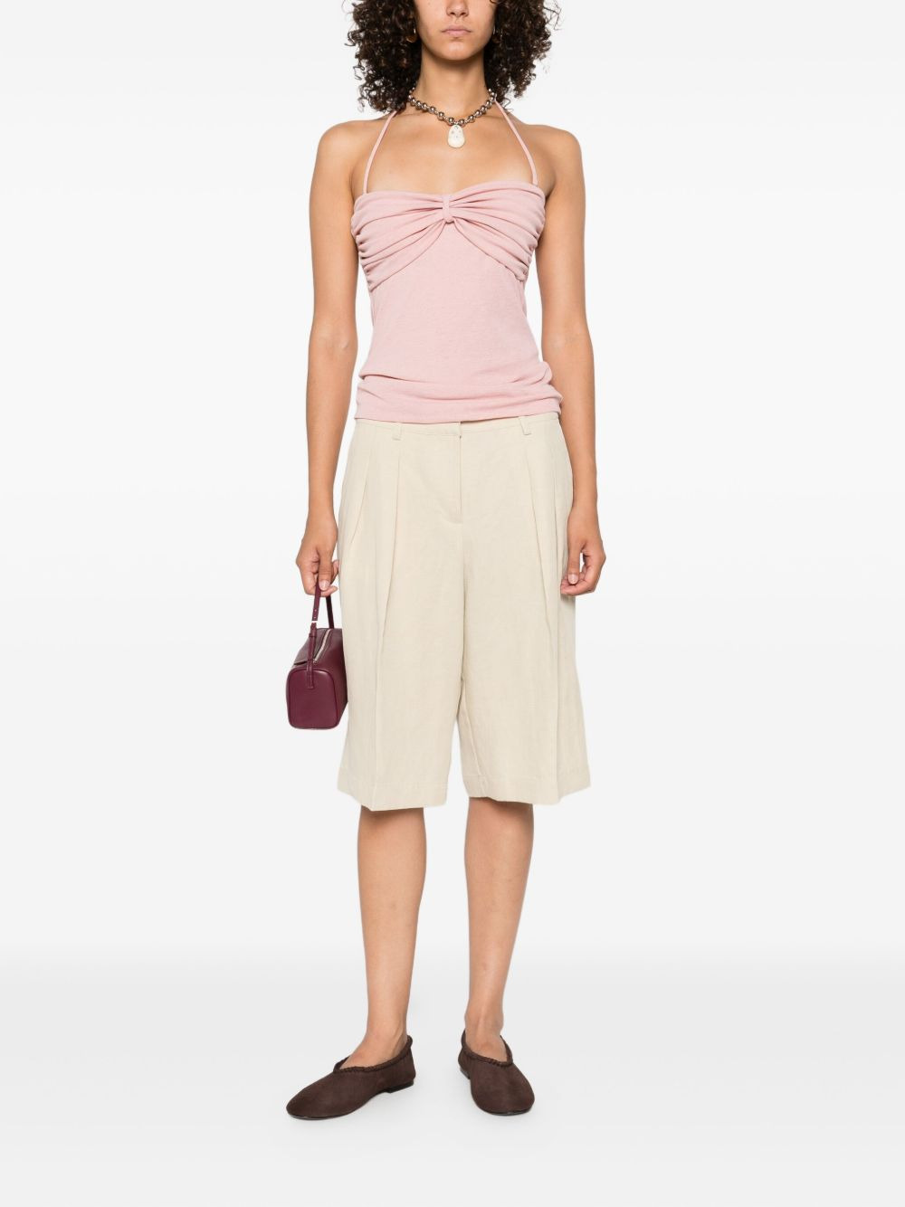 draped-detail top - 2