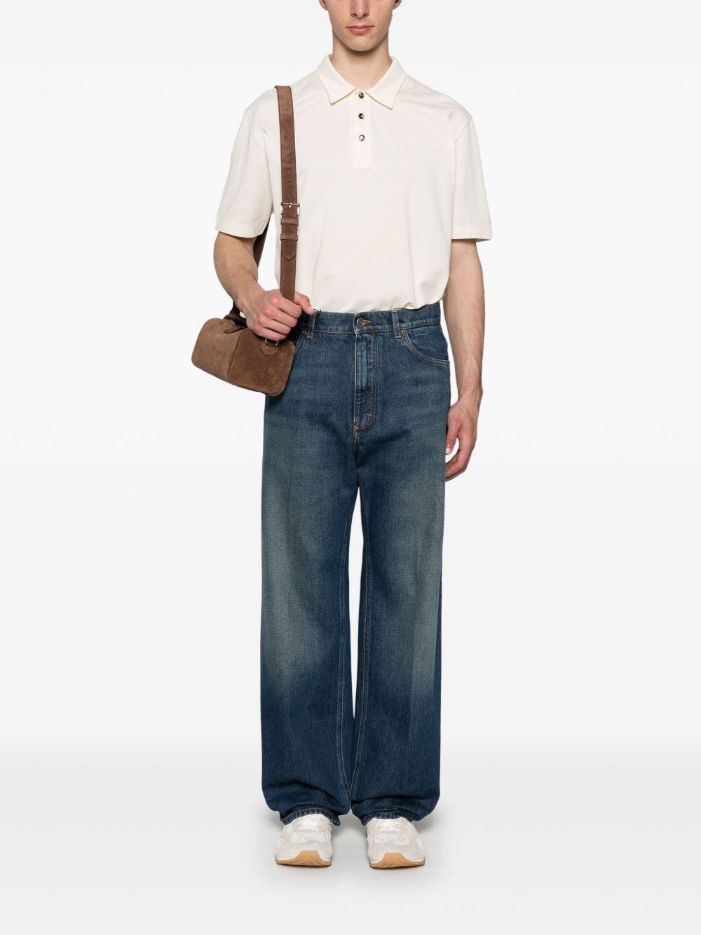 logo-patch jeans - 2