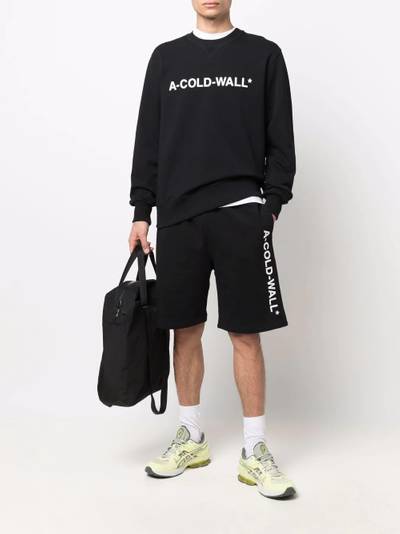 A-COLD-WALL* logo-print cotton sweatshirt outlook