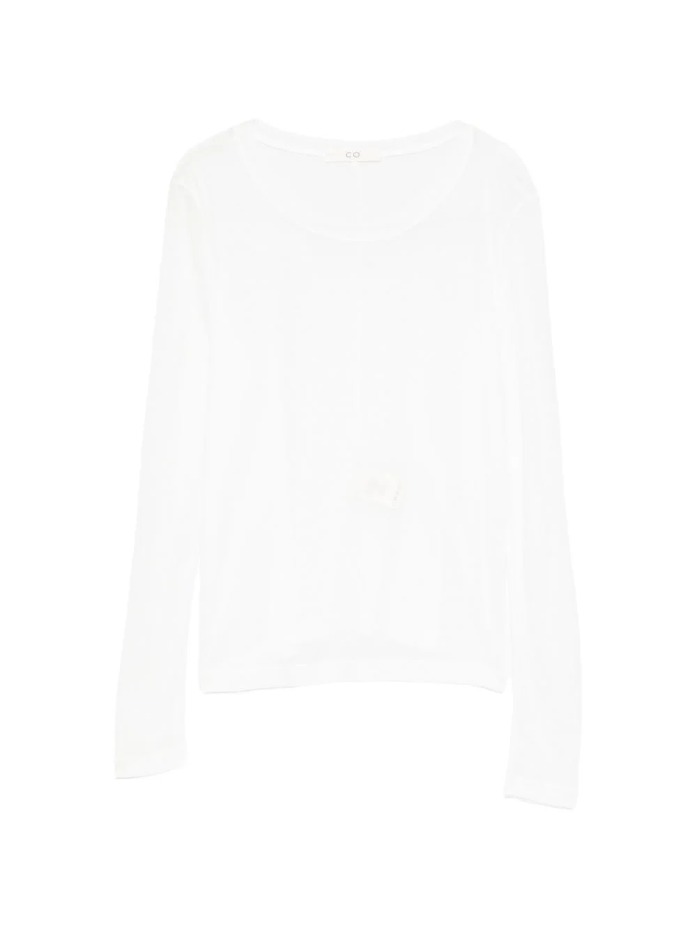long-sleeve round-neck top - 1