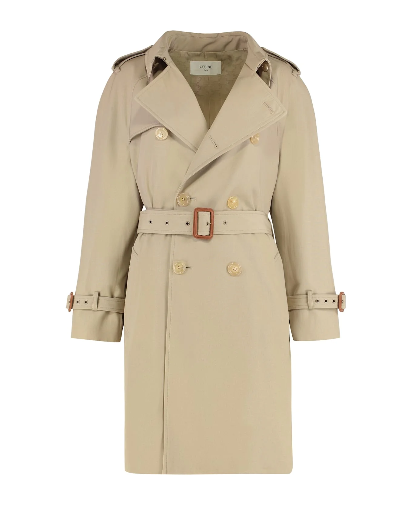 Trench Coat In Mixed Cotton - 1