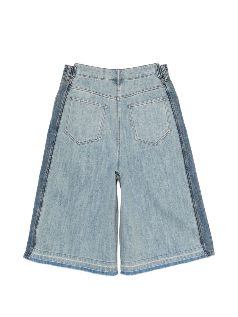 JUUN.J panelled denim shorts outlook