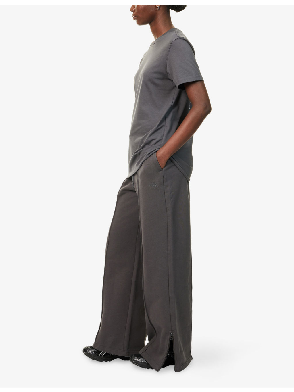 Dome Wide-Leg Cotton-Jersey Jogging Bottoms - 2