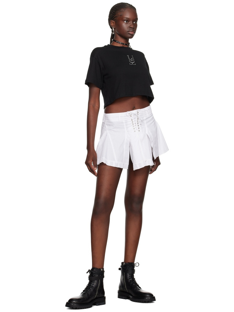 LUDOVIC DE SAINT SERNIN Black Crystal-Cut T-Shirt outlook