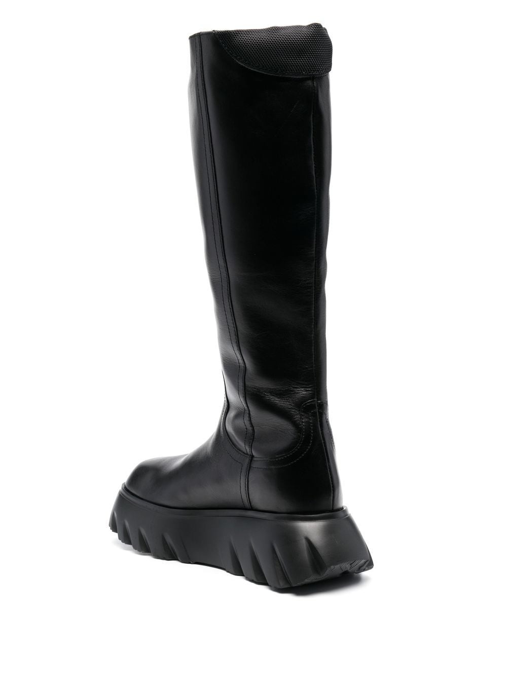 logo-patch boots - 3