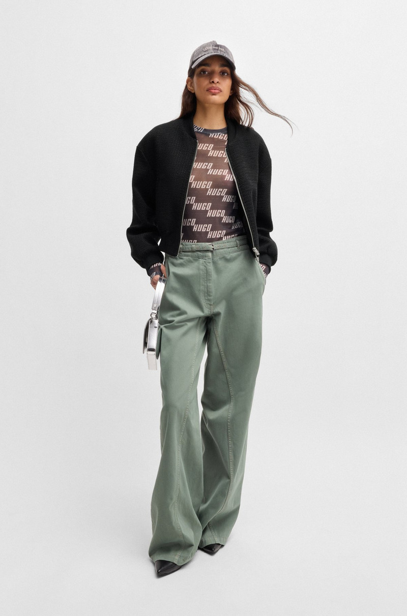 HUGO RELAXED-FIT JACKET IN BOUCLÉ outlook