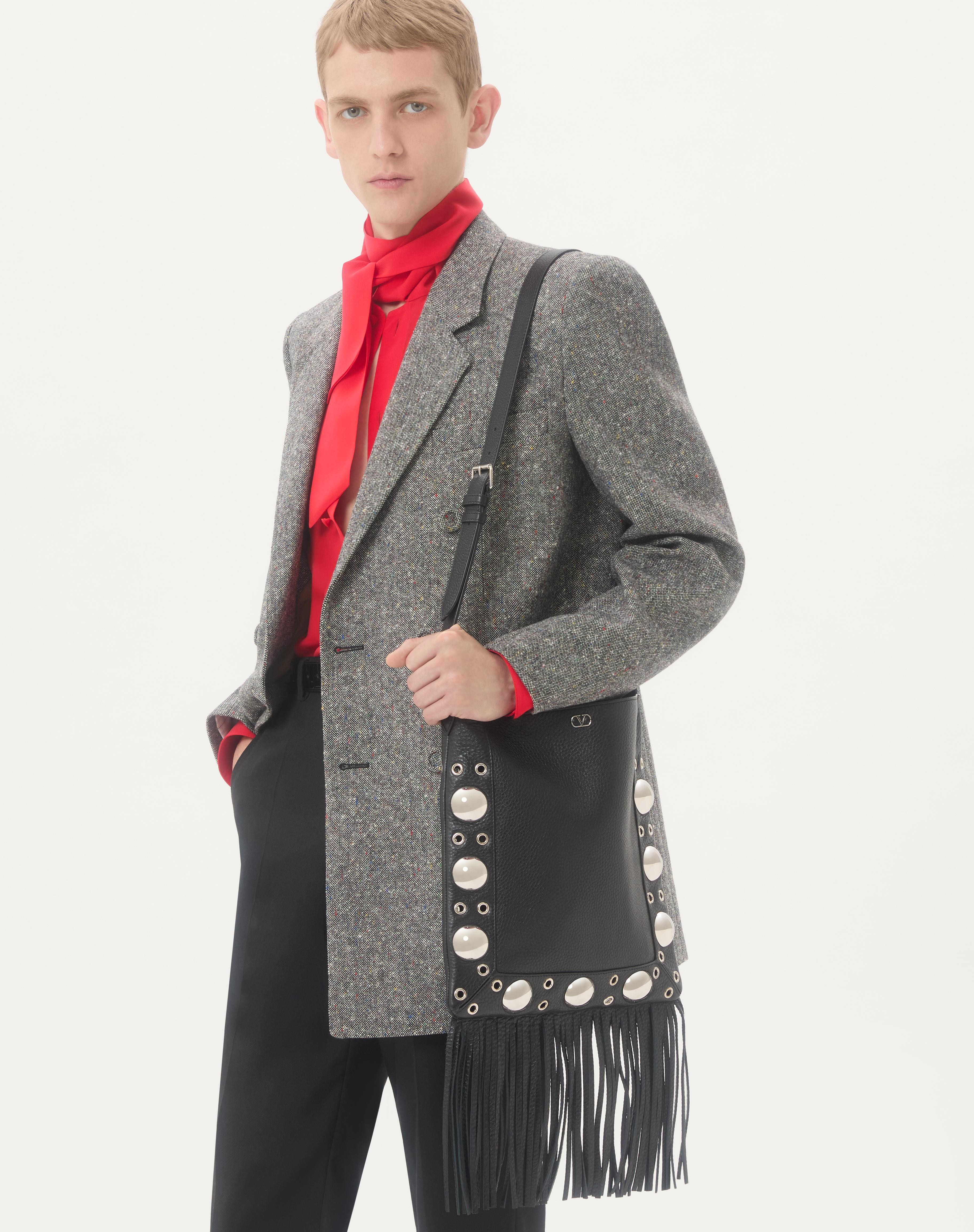 VALENTINO CREPE DE CHINE SILK SHIRT WITH SCARF COLLAR - 3