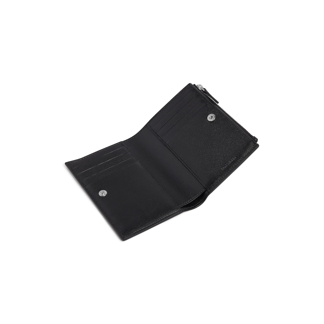Men's Japan Exclusive - cash Folded Vertical Card Holder in Black/cherry Red - 3