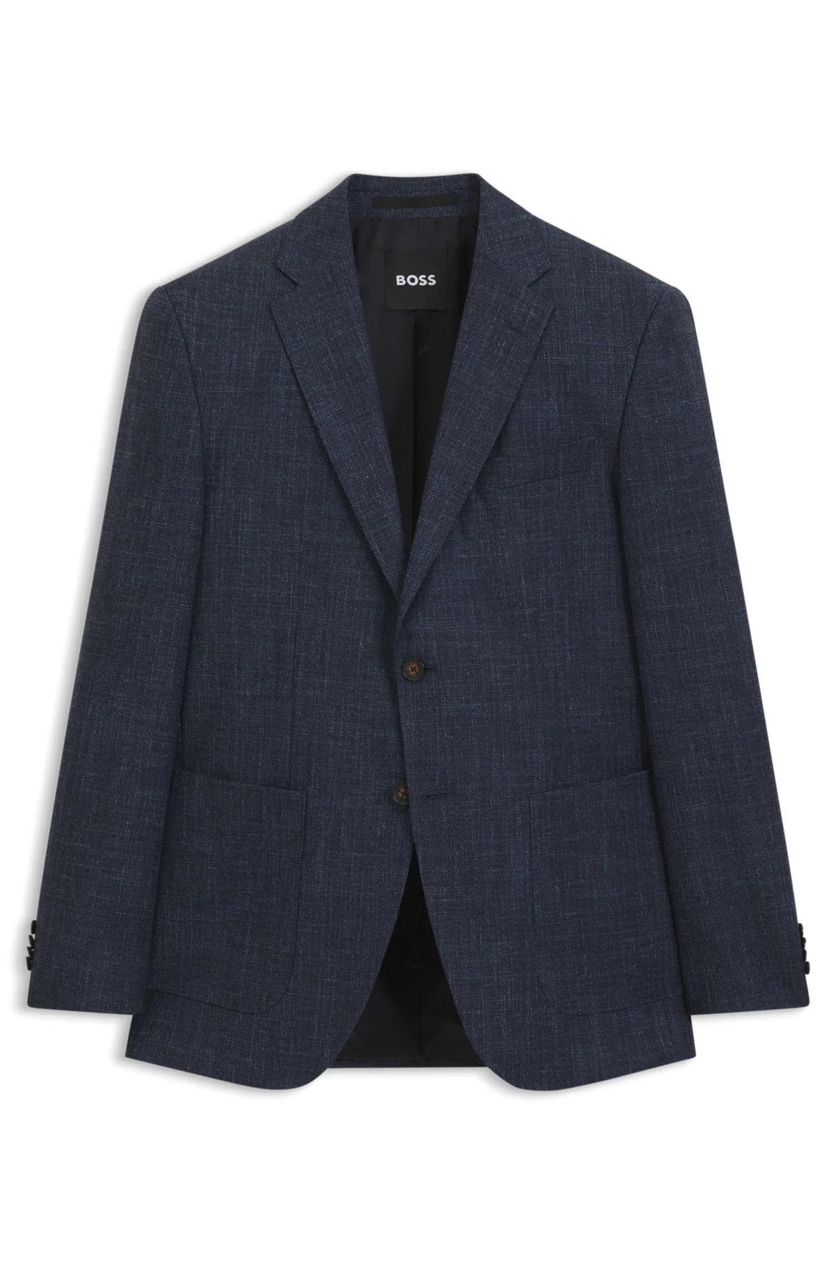 REGULAR-FIT SUIT JACKET IN A PATTERNED WOOL BLEND - 1