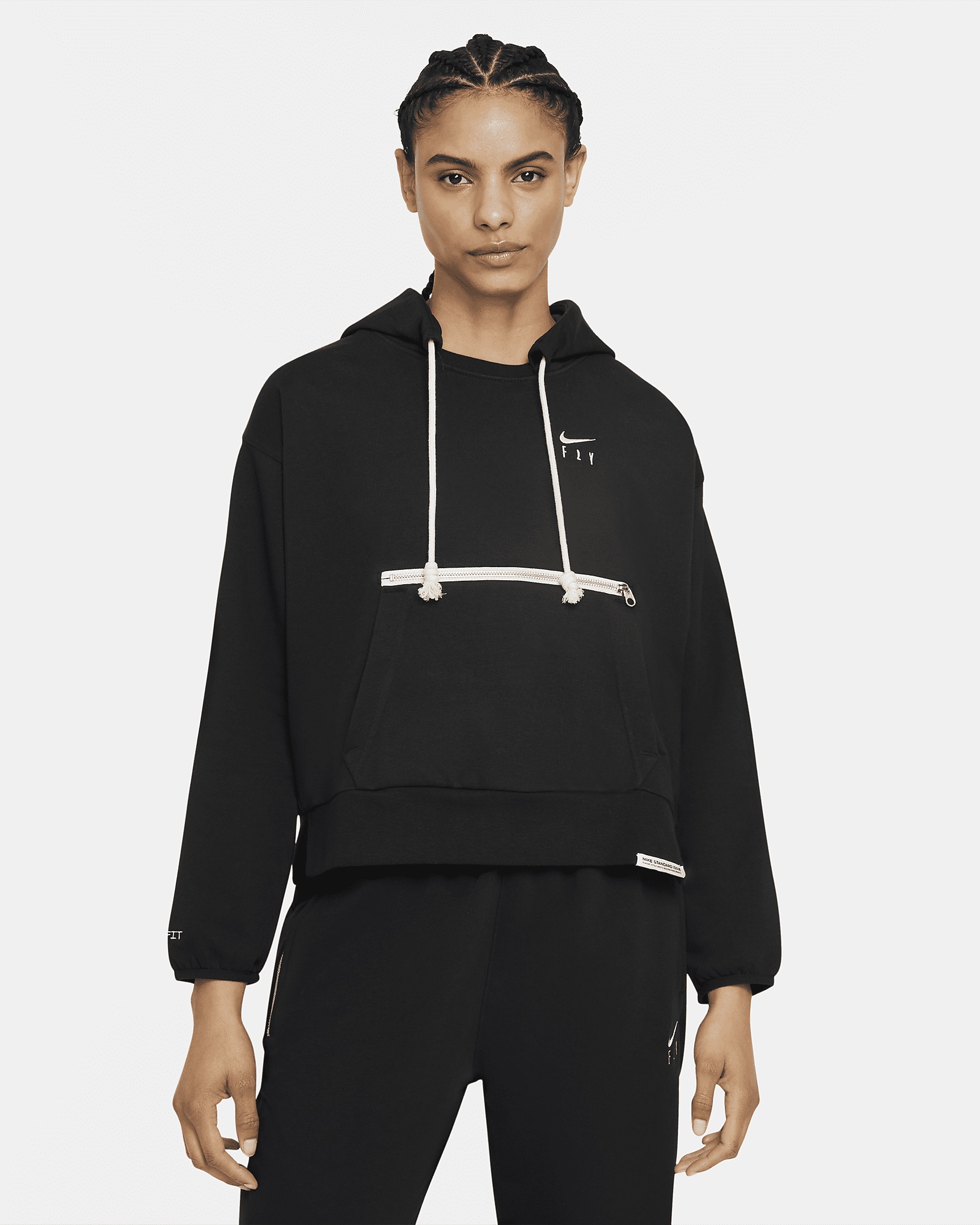 Nike Dri-FIT Swoosh Fly Standard Issue Women's Pullover Basketball Hoodie - 1