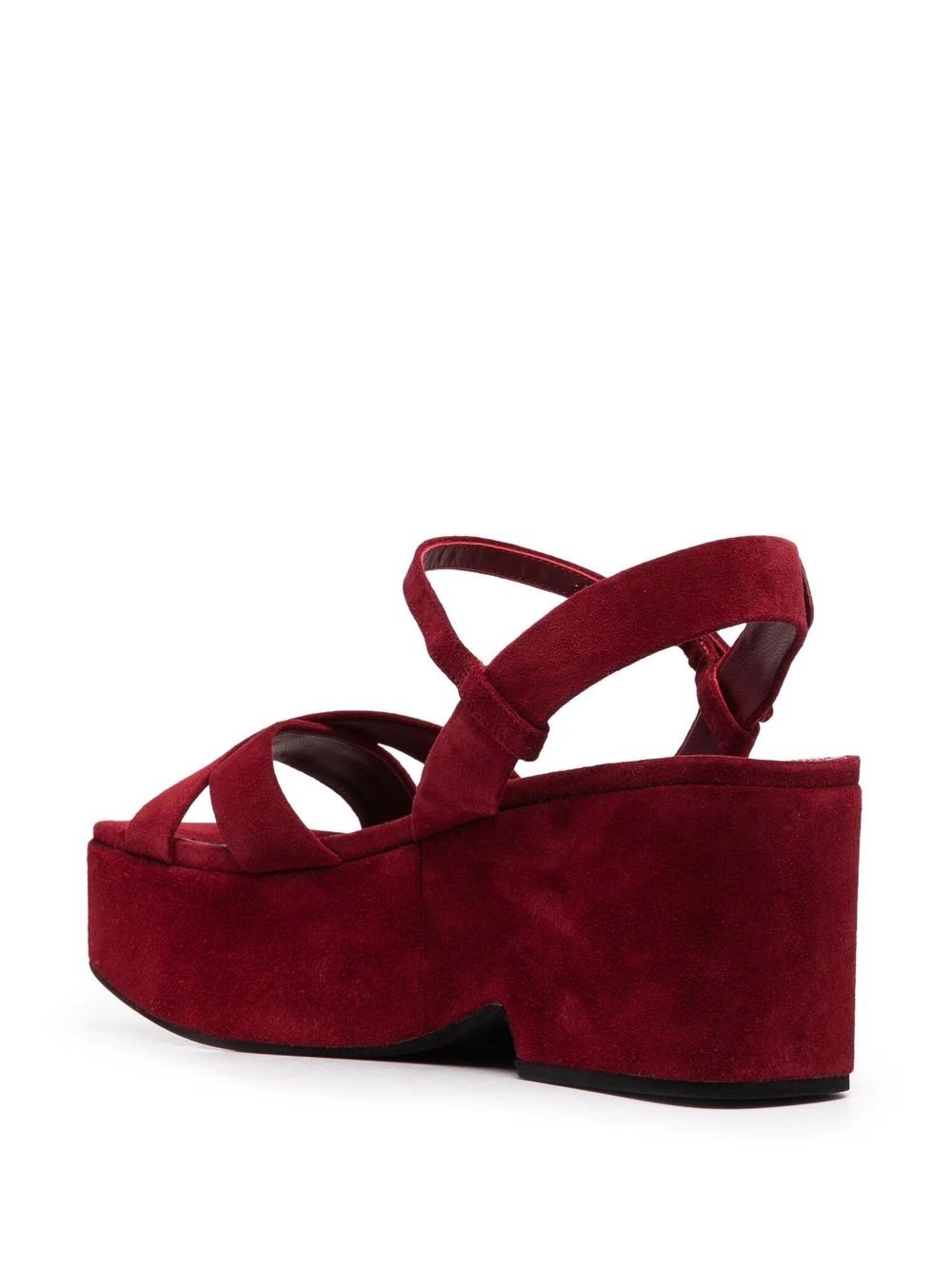 strappy platform block-heel sandals - 3