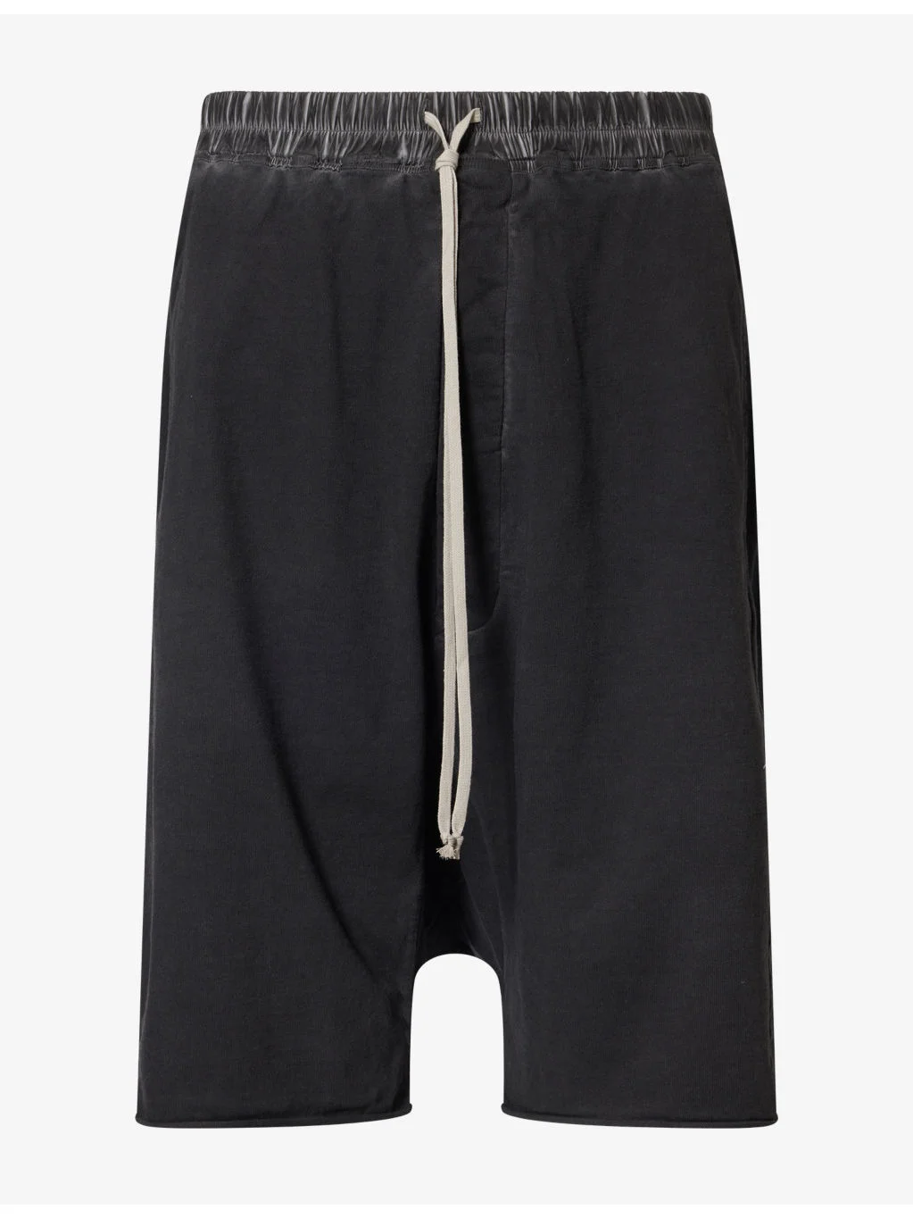 Drawstring-Waist Pod Cotton Sweat Shorts - 1