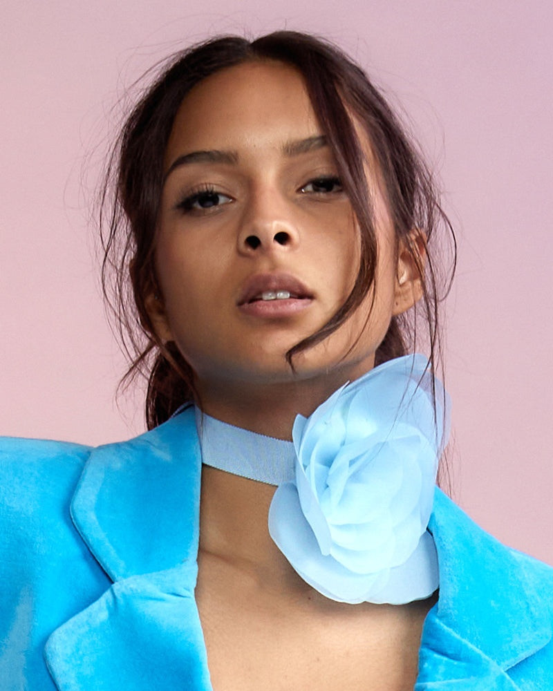 CYNTHIA ROWLEY Organza Flower Ties outlook