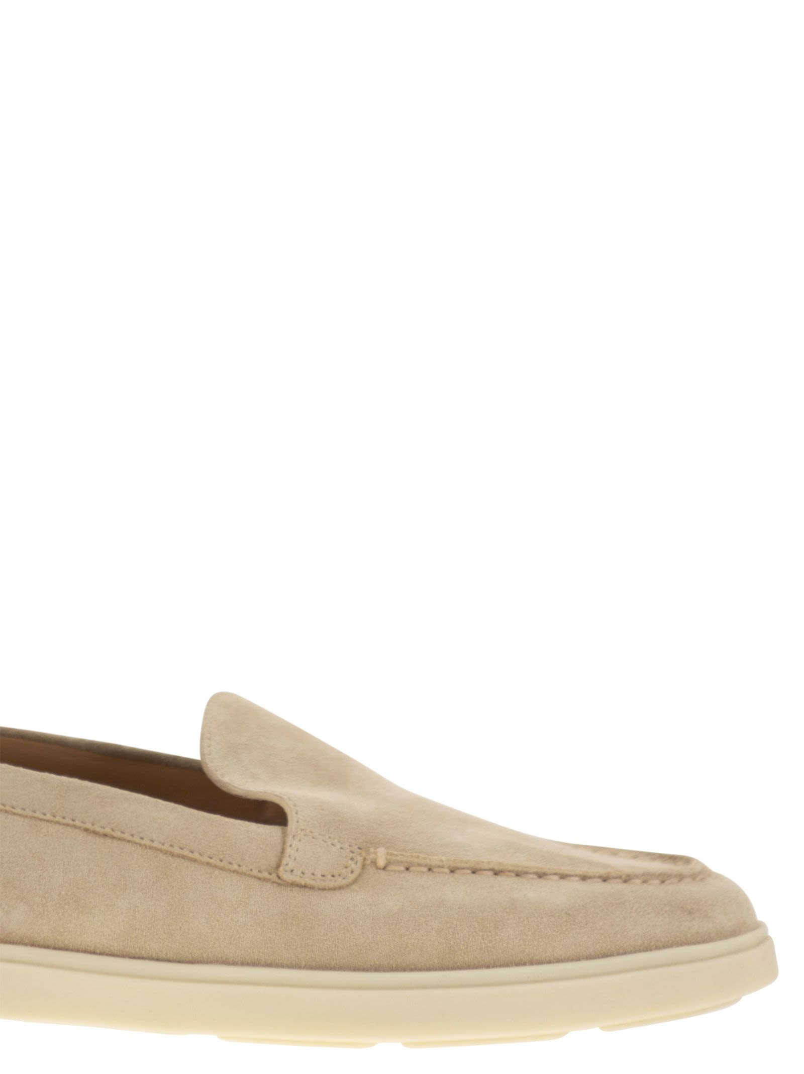 Santoni Women Suede Moccasin - 6