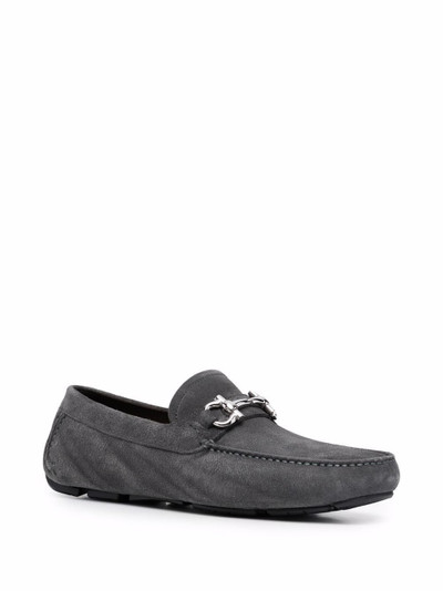 Salvatore Ferragamo Gancini-embellished loafers outlook