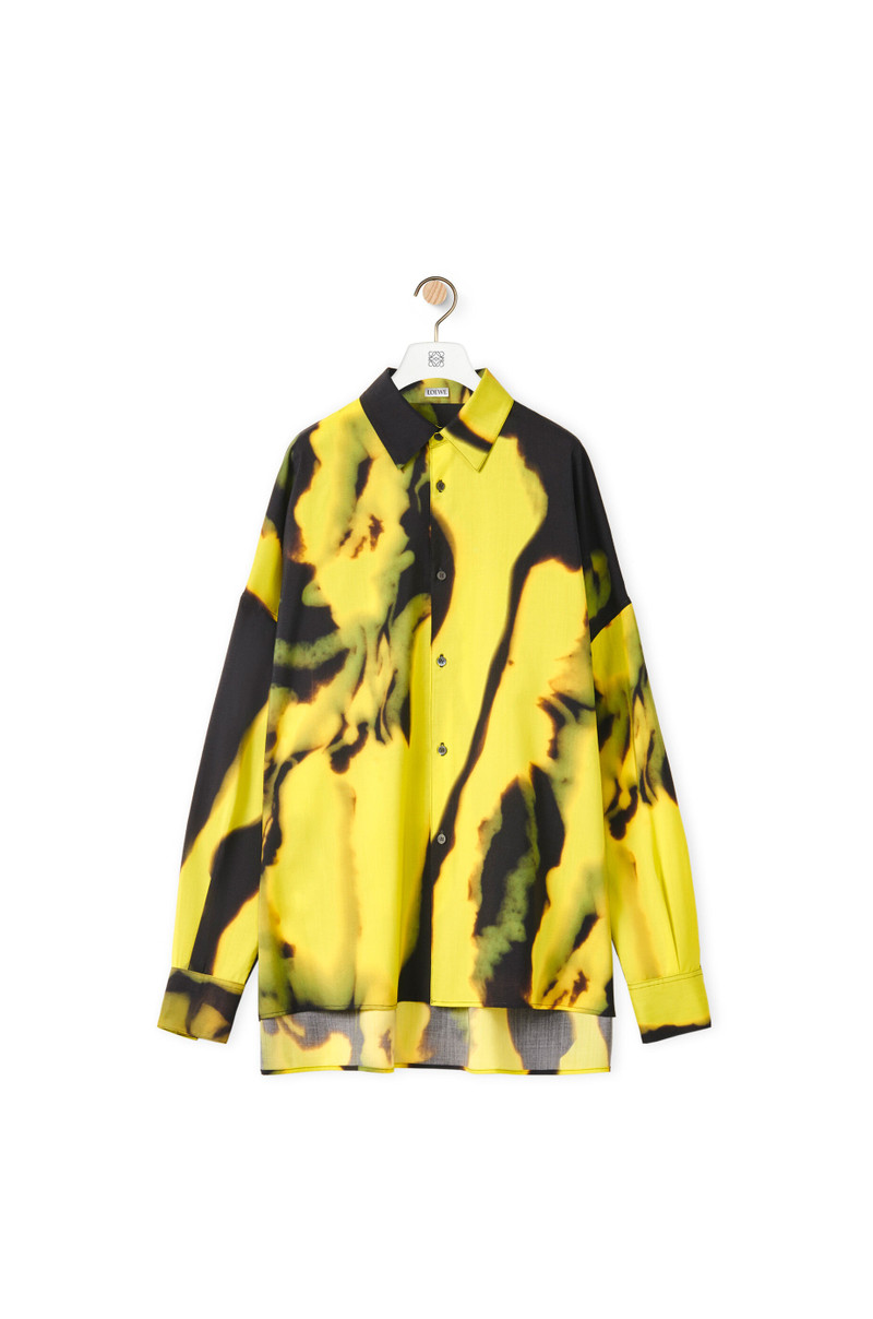 Silicone melange shirt in wool 1