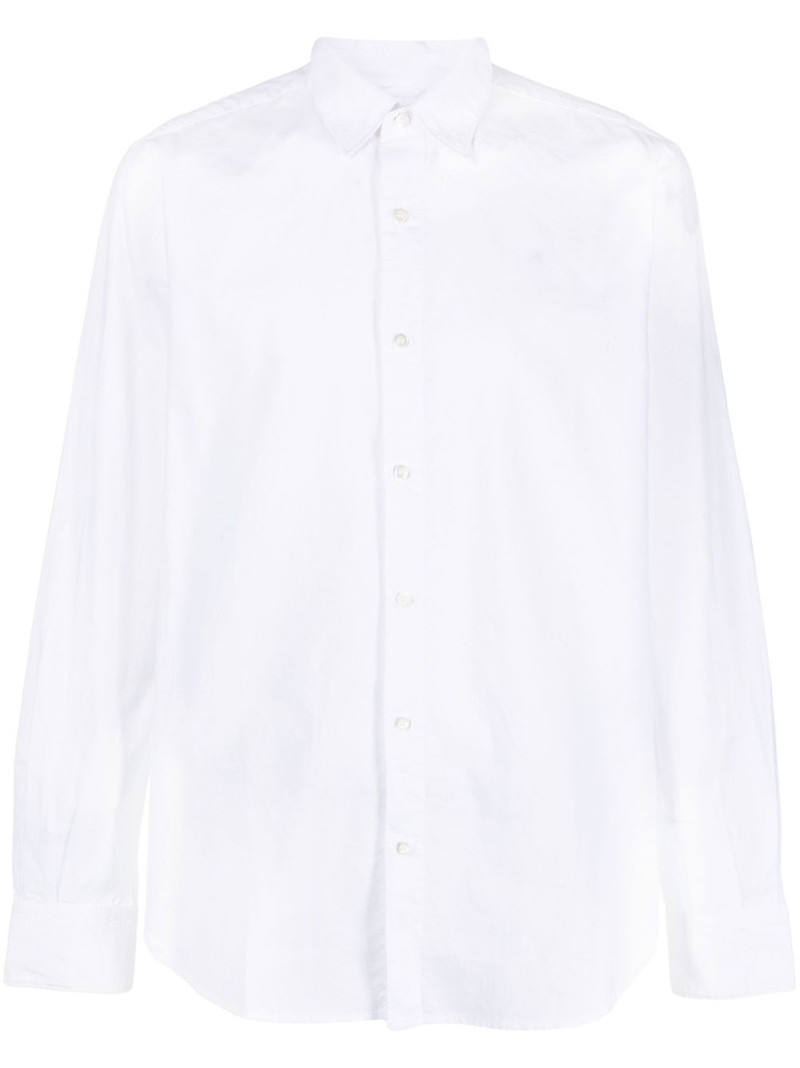 long-sleeved plain shirt 1