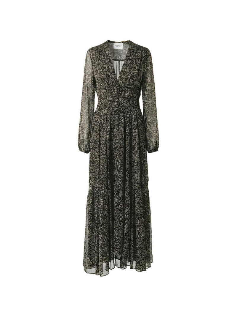 floral-print maxi dress 1