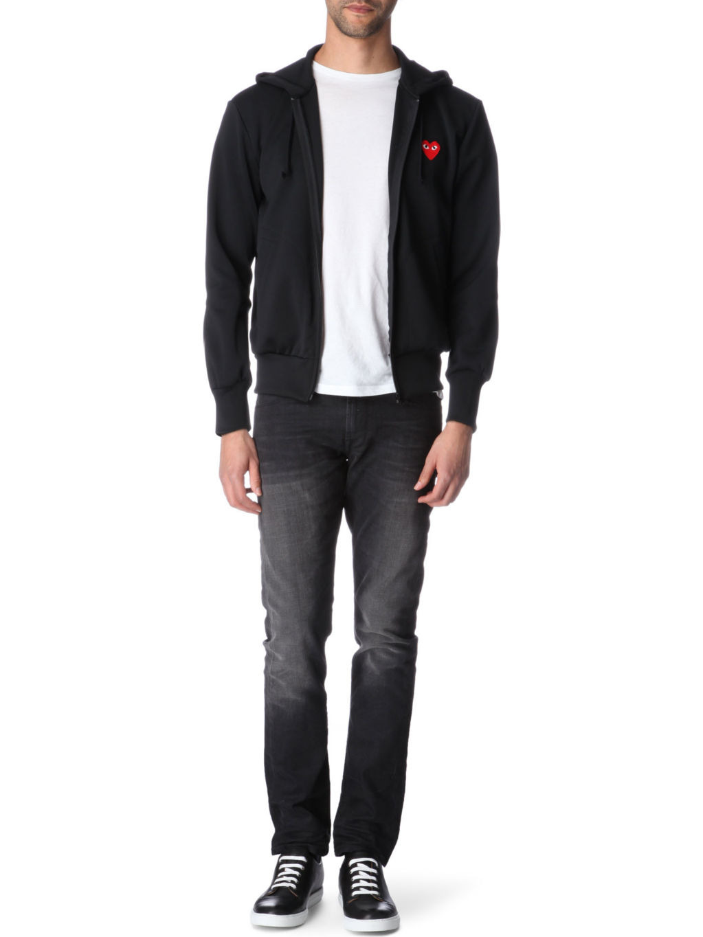 Play heart logo jersey hoody - 7