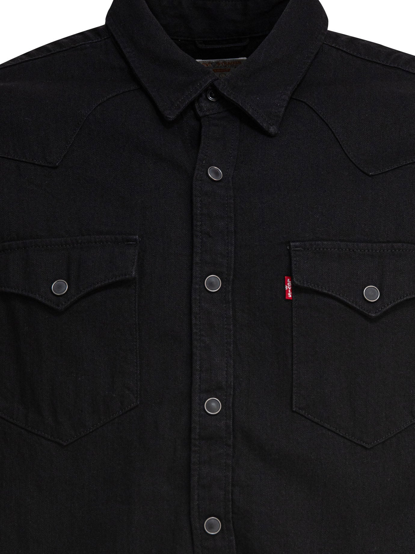 Levi's Barstow Western Standard - Marble Black Denim Rinse - 3