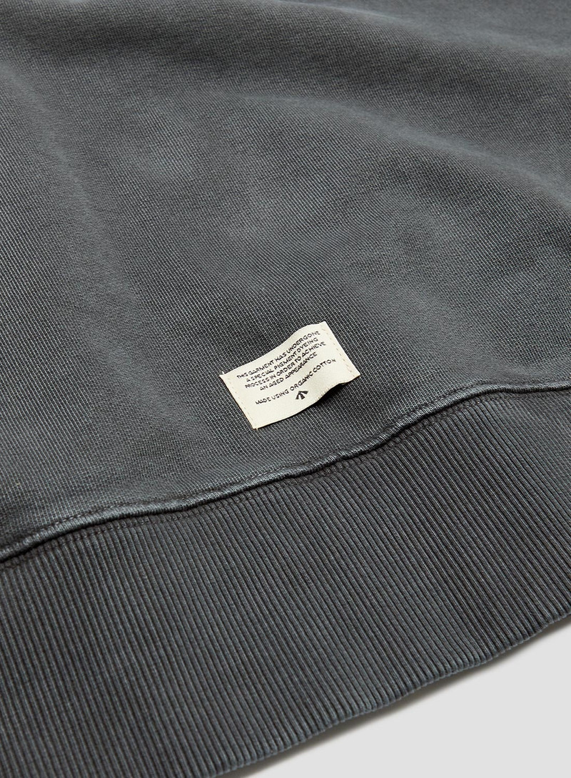 Embroidered Arrow Zip Hoodie in Black 11