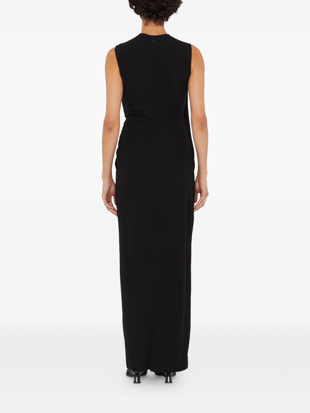 twist-detail cut-out maxi dress - 4