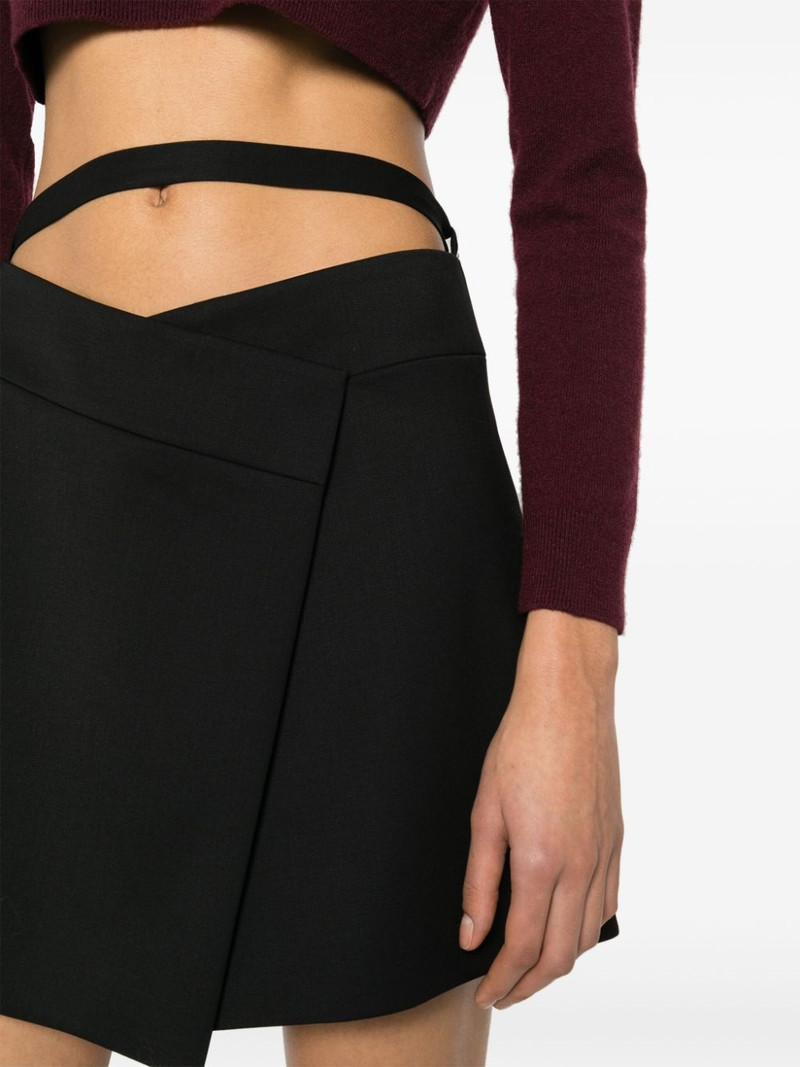 wrapped mini skirt 5