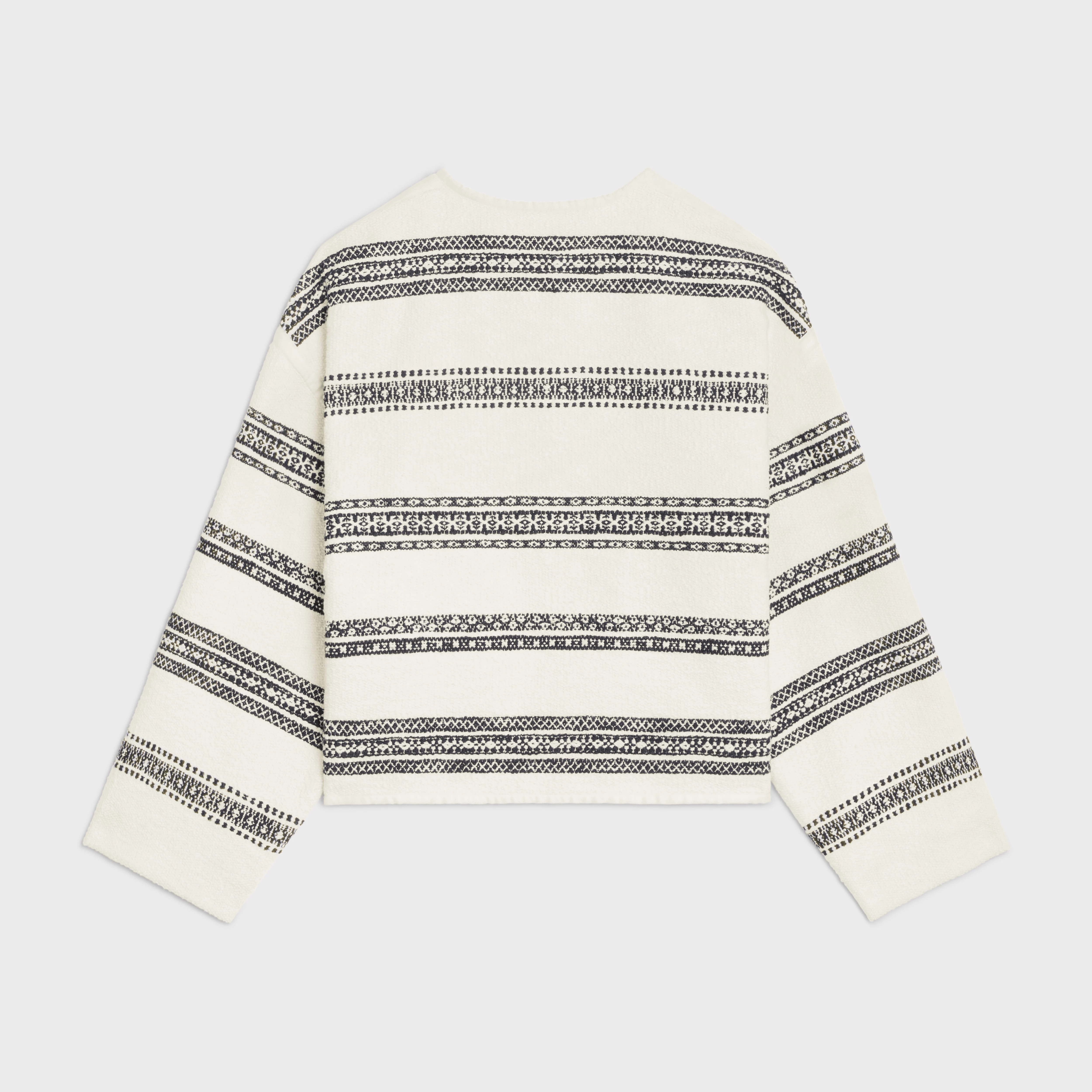 アウターその他 CELINE BAJA CARDIGAN IN STRIPED TWEED 2V82S145X.01KC The Celine Baja Cardigan in Striped Tweed is back in stock