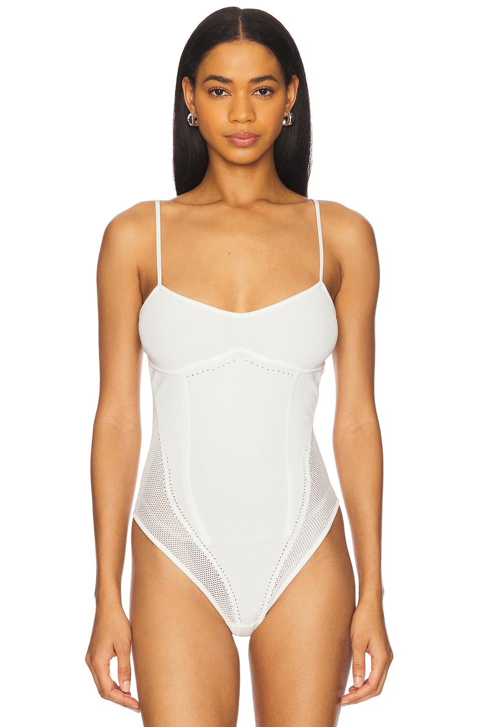 Knit Underbust Cami Bodysuit - 2