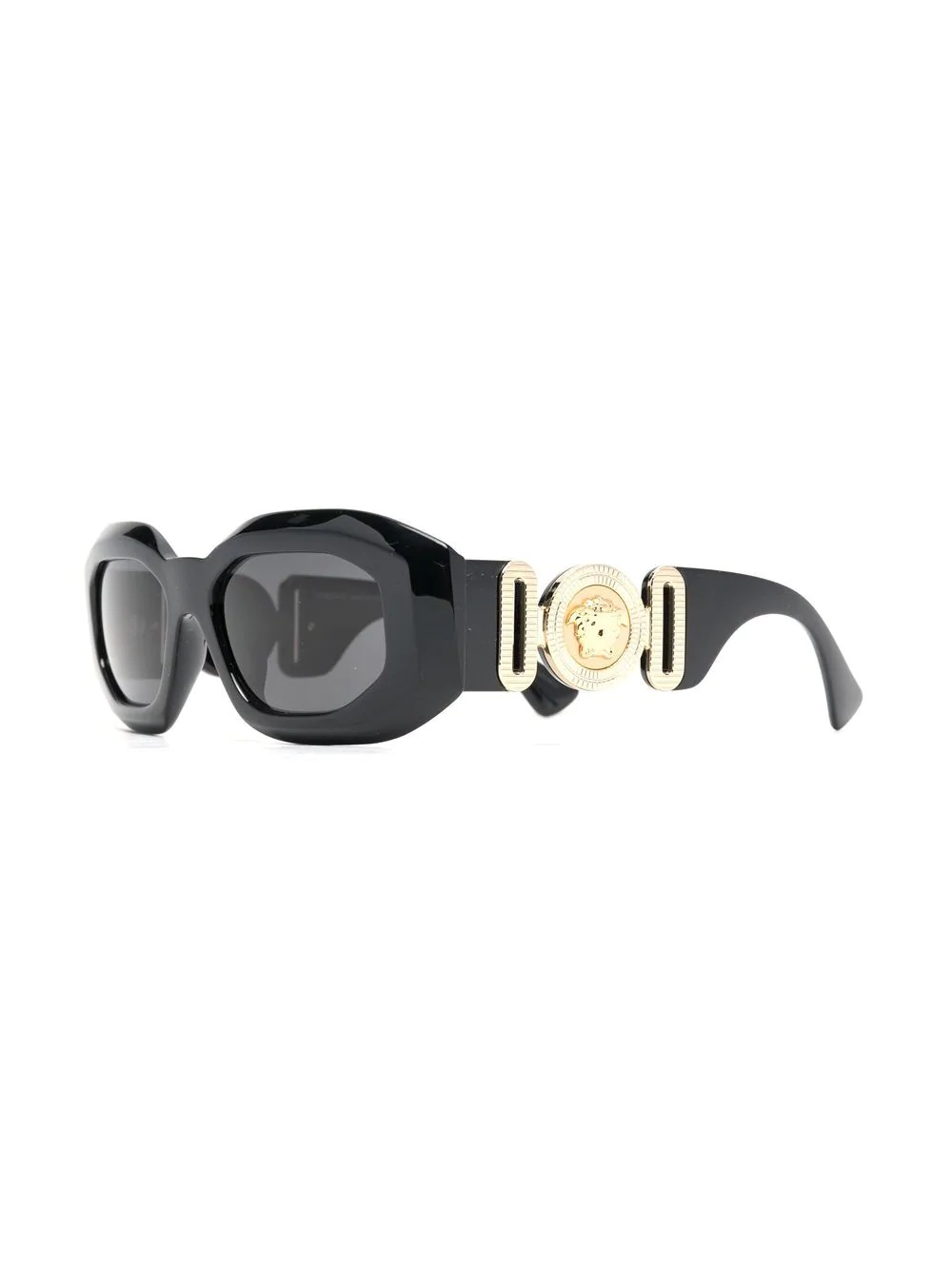 Medusa Head-detail oversize-frame sunglasses - 2